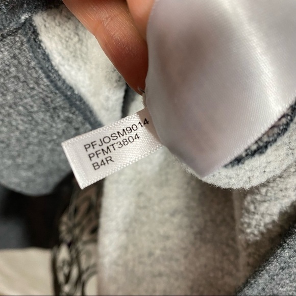 Calvin Klein grey cowl neck pullover logo sweater with side slits size M - Picture 7 of 9